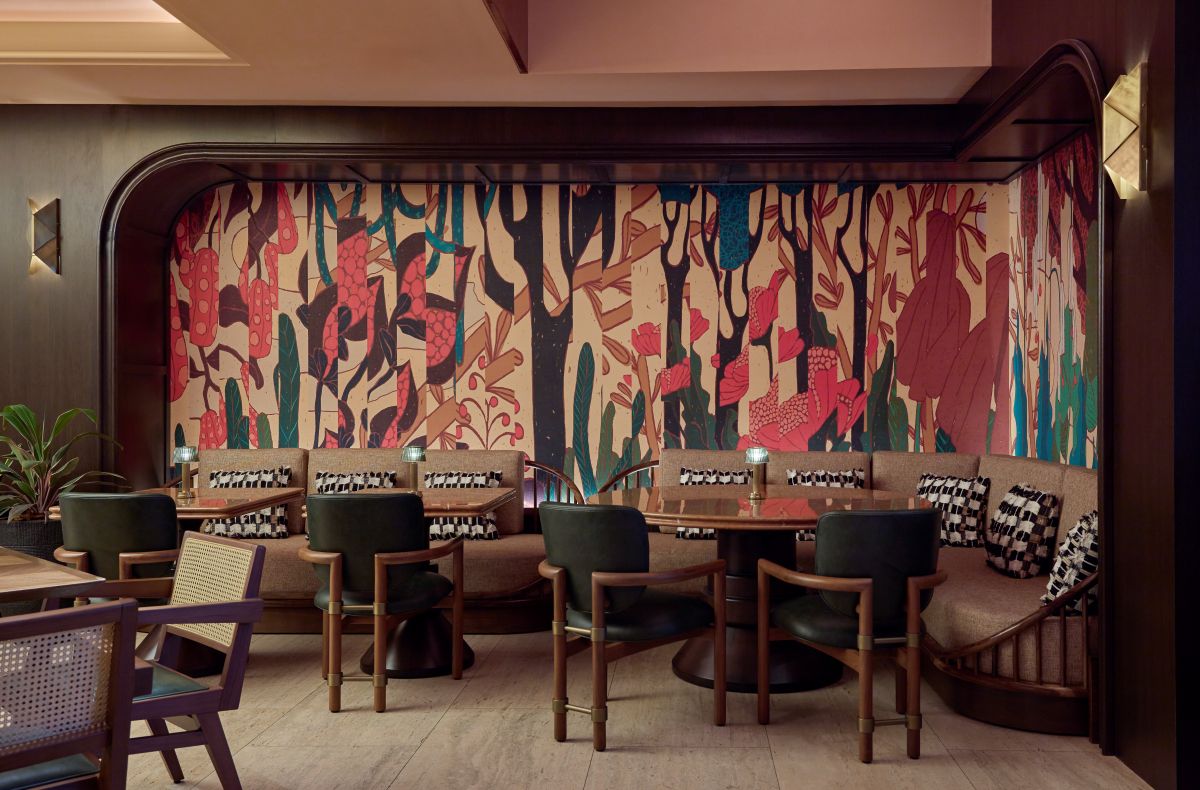 Art, selected by Kevin Barry Art Consulting, at the Cameo Beverly Hills, a boutique hotel by Premier