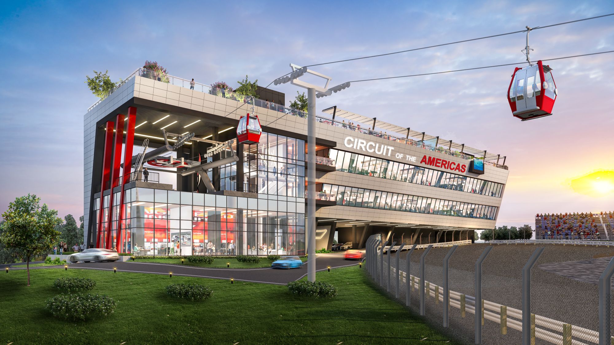 Premier's design of the clubhouse for THE CIRCUIT at Circuit of the Americas