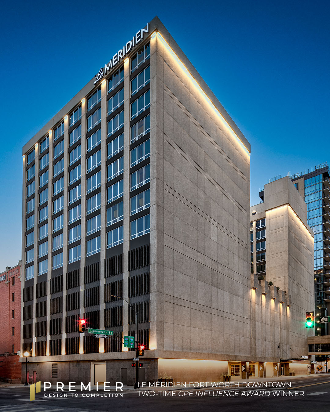 Premier's Le Meridien Fort Worth Downtown wins a Commercial Property Executive Influence Award