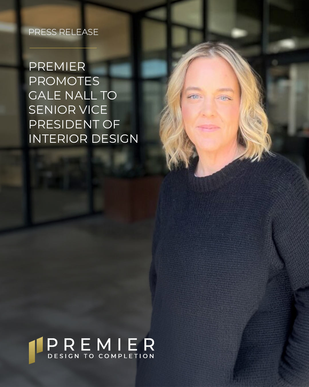 Premier promotes Gale Nall to Senior Vice President of Design